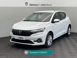 Blanc Utilisé 2022 Dacia Sandero Comfort Citadine | 18 990 € (Prix assez cher)