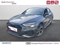 Gris daytona nacré Utilisé 2024 Audi A3 Sportback e-tron S-Line Berline | 38 990 € (Prix assez cher)