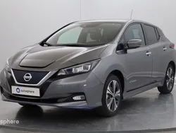 Gris Utilisé 2021 Nissan Leaf Tekna Citadine | 16 499 € (Prix juste)
