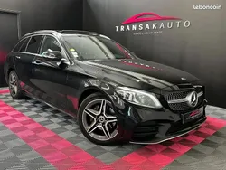 Noir Utilisé 2019 Mercedes C220 AMG line Break | 21 490 € (Prix assez cher)