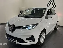 Blanc Utilisé 2021 Renault Zoe Zen Citadine | 14 499 € (Prix juste)