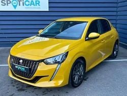 Jaune Utilisé 2020 Peugeot 208 Active Citadine | 10 190 € (Prix juste)