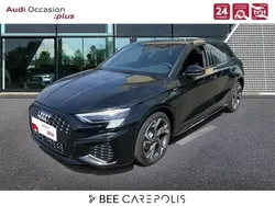 Noir mythe métallisé Utilisé 2024 Audi A3 Sportback e-tron S-Line Berline | 38 990 € (Prix assez cher)