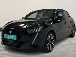 Noir Utilisé 2022 Peugeot e-208 GT Citadine | 15 499 € (Prix juste)