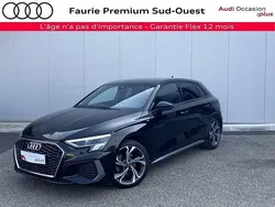 Noir mythe métallisé Utilisé 2022 Audi A3 S-Line | 33 490 € (Prix assez cher)