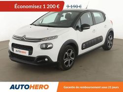 Blanc Utilisé 2018 Citroën C3 PureTech Citadine | 7 990 € (Prix juste)