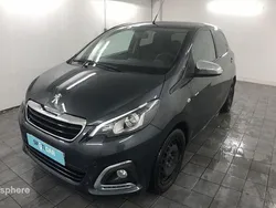 Gris Utilisé 2021 Peugeot 108 Style Citadine | 10 999 € (Prix juste)