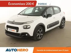 Blanc Utilisé 2017 Citroën C3 PureTech Citadine | 8 690 € (Bon prix)