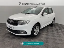 Blanc Utilisé 2018 Dacia Sandero Lauréate Citadine | 10 990 € (Prix juste)