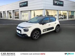 Blanc banquise (o) Utilisé 2022 Citroën C3 PureTech Citadine | 10 480 € (Bon prix)