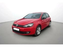 Rouge Utilisé 2009 VW Golf VI Berline | 7 990 € (Prix juste)