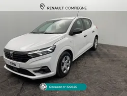Blanc Utilisé 2022 Dacia Sandero Essentiel Citadine | 11 990 € (Prix juste)