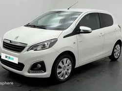 Blanc Utilisé 2021 Peugeot 108 Style Citadine | 10 690 € (Prix juste)