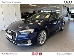 Bleu navarre métallisé Utilisé 2021 Audi A5 Sportback Advanced | 29 990 € (Prix juste)