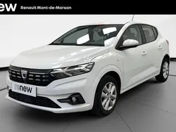 Blanc Utilisé 2022 Dacia Sandero Comfort Citadine | 14 490 € (Bon prix)