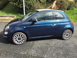 Bleu Occasion 2018 Fiat 500C S Cabriolet | 11 000 € (Prix assez cher)