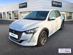 Blanc Utilisé 2021 Peugeot e-208 Style Citadine | 13 590 € (Bon prix)