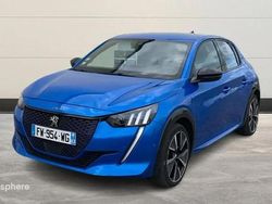 Bleu Utilisé 2021 Peugeot e-208 GT Citadine | 15 499 € (Prix juste)