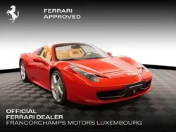 Rouge Utilisé 2014 Ferrari 458 Cabriolet | 372 000 €