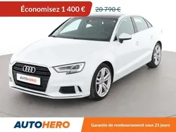 Blanc Utilisé 2017 Audi A3 S-Line Berline | 18 890 € (Prix juste)