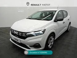 Blanc Utilisé 2023 Dacia Sandero Essentiel Citadine | 13 490 € (Bon prix)