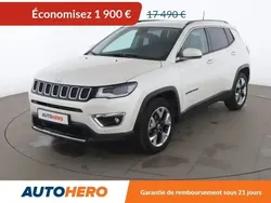 Blanc Utilisé 2019 Jeep Compass Limited SUV | 15 590 € (Prix juste)