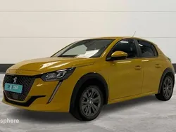 Jaune Utilisé 2021 Peugeot e-208 Style Citadine | 13 999 € (Bon prix)