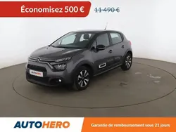 Gris Utilisé 2020 Citroën C3 PureTech Citadine | 10 990 € (Prix juste)