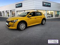 Jaune Utilisé 2020 Peugeot e-208 Active Citadine | 13 980 € (Prix juste)