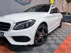 Blanc Utilisé 2016 Mercedes C180 AMG line Break | 20 990 € (Prix juste)