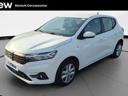 Blanc Utilisé 2022 Dacia Sandero Comfort Citadine | 12 990 € (Prix juste)
