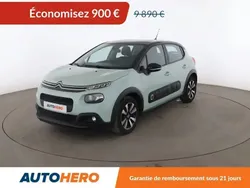 Gris Utilisé 2018 Citroën C3 PureTech Citadine | 8 790 € (Bon prix)