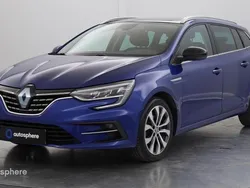 Bleu Utilisé 2024 Renault Mégane GrandTour Techno Break | 23 799 € (Prix assez cher)