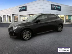 Noir Utilisé 2021 Peugeot e-208 Style Citadine | 15 590 € (Prix juste)