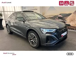 Gris daytona nacré Utilisé 2024 Audi Q8 Sportback e-tron S-Line SUV | 54 890 €