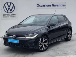 Noir Utilisé 2023 VW Polo R-line Berline | 21 490 € (Prix juste)