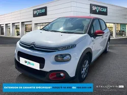 Blanc Utilisé 2019 Citroën C3 PureTech Citadine | 9 490 € (Prix juste)