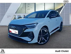 Blanc glacier métallisé Utilisé 2023 Audi Q4 e-tron S-Line SUV | 38 990 € (Prix juste)