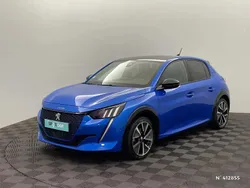 Bleu Utilisé 2021 Peugeot e-208 GT Citadine | 16 980 € (Prix assez cher)