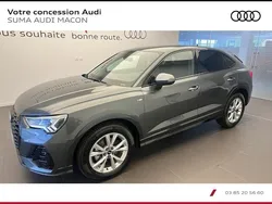 Gris daytona nacré Utilisé 2024 Audi Q3 Sportback S-Line SUV | 44 990 € (Prix juste)