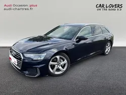 Bleu firmament métallisé Utilisé 2023 Audi A6 S-Line Break | 42 990 € (Bon prix)