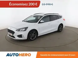 Blanc Utilisé 2019 Ford Focus ST-Line Break | 15 390 € (Prix juste)