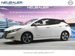 Blanc lunaire Utilisé 2021 Nissan Leaf Tekna Citadine | 15 490 € (Prix juste)