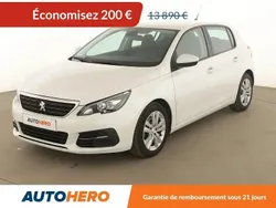 Blanc Utilisé 2019 Peugeot 308 Active Berline | 13 690 € (Bon prix)