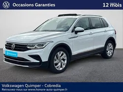 Blanc Utilisé 2021 VW Tiguan Elegance SUV | 28 990 € (Prix juste)