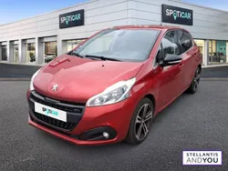Rouge Utilisé 2019 Peugeot 208 GT-line Citadine | 8 290 € (Super prix)
