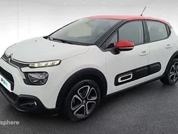 Blanc banquise (o) Utilisé 2021 Citroën C3 PureTech Citadine | 10 479 € (Bon prix)