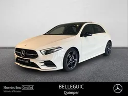 Blanc Utilisé 2022 Mercedes A200 AMG line | 30 890 € (Prix juste)