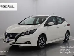 Blanc Utilisé 2022 Nissan Leaf Acenta Citadine | 13 999 € (Prix juste)