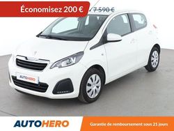 Blanc Utilisé 2017 Peugeot 108 Active Citadine | 7 390 € (Bon prix)